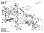 Bosch 0 601 592 960 Gho 3-82 Portable Planer 220 V / Eu Spare Parts